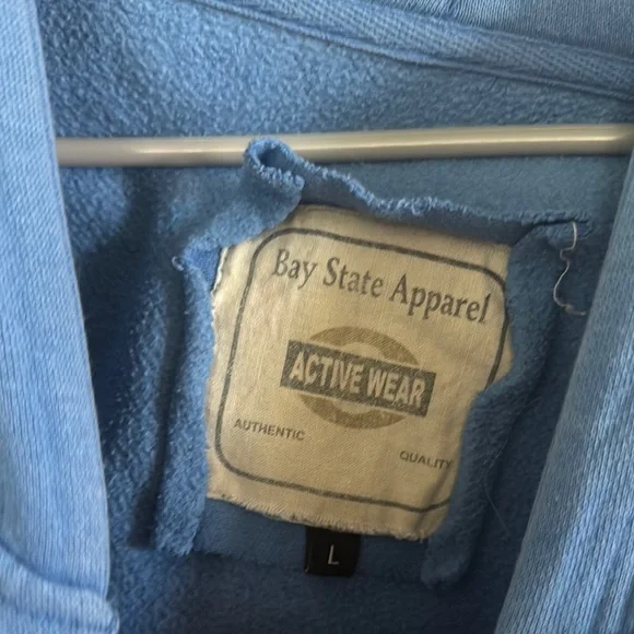 Blue Hoodie for Men / B58 - Picture 3 of 4